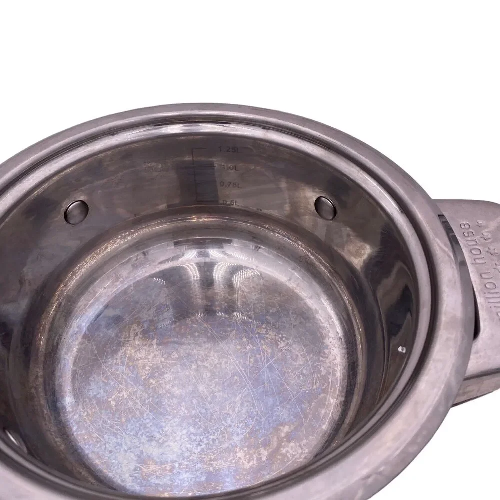 Million House Solingen Stainles Steel Induction Pot Saucepan 1.25L Z-Line No Lid